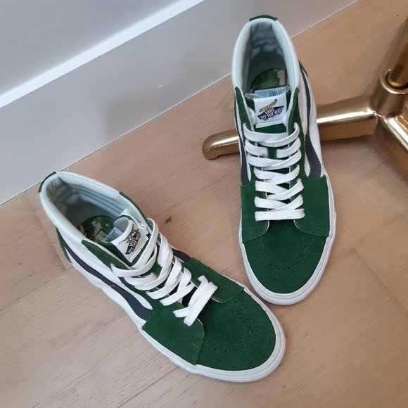 Vans - SK8-HI - greenhouse/blanc - Men's size 9 - NEW - Picture 2 of 14